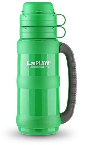 Термос LaPlaya Traditional 35-50 (0,5 литра) со стеклянной колбой, зеленый