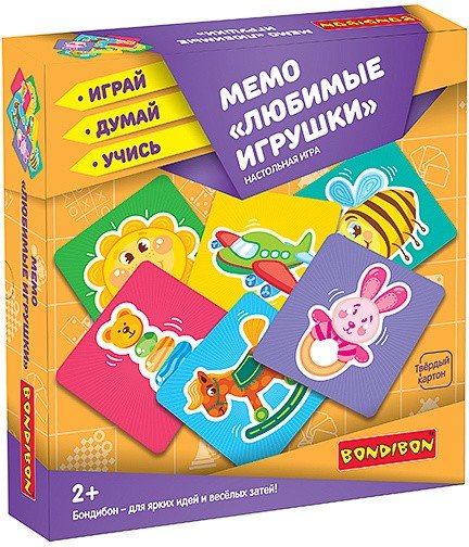 Мемо "Любимые игрушки"-настольная игра BONDIBON.