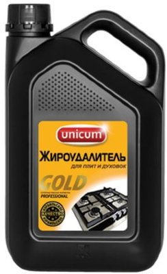 Средство для чистки плит, духовок, грилей от жира/нагара 3 л, UNICUM "Gold Professional"