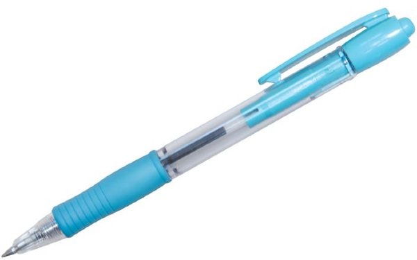 Ручка шариковая Pilot Super Grip голубой корпус синяя 0,7мм BPGP-10R-F (SL)