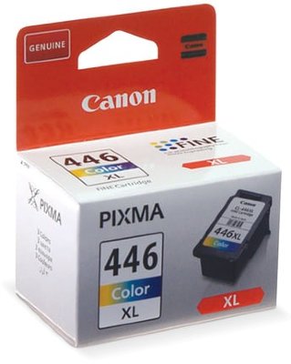 Картридж струйный CANON (CL-446XL) PIXMA MG2440/PIXMA MG2540, цветной, оригинальный, ресурс 300 стр., увеличенная емкость