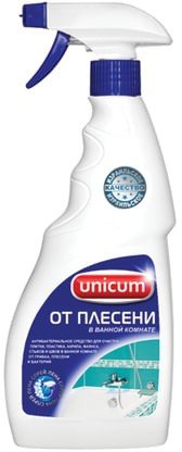 Чистящее средство 500 мл, UNICUM (Уникум), для удаления плесени в ванной комнате, спрей