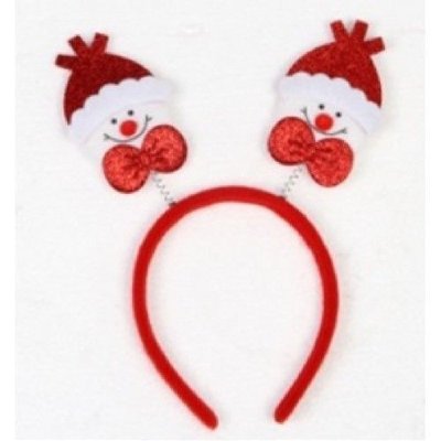 Феникс-Презент Новогоднее украшение на голову, Красные снеговики, 24*24см 78597