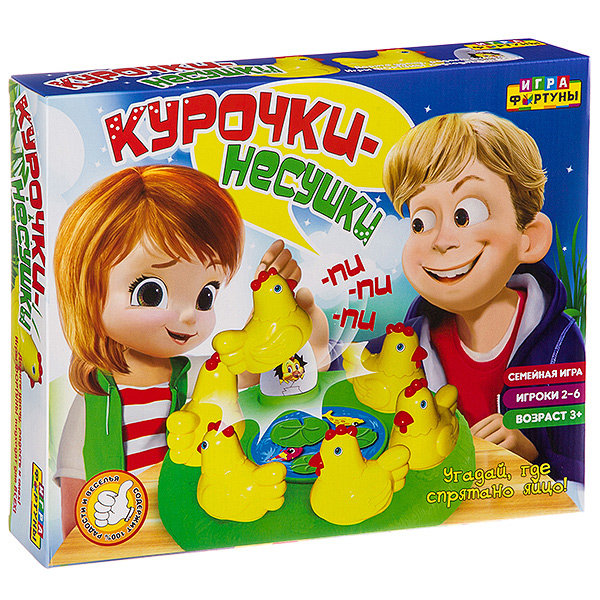 Настольная семейная игра КУРОЧКИ-НЕСУШКИ