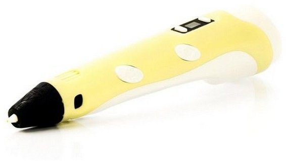 3D ручка MyRiwell с LCD экраном RP100B (оригинал) желтая